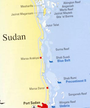 Sudan map
